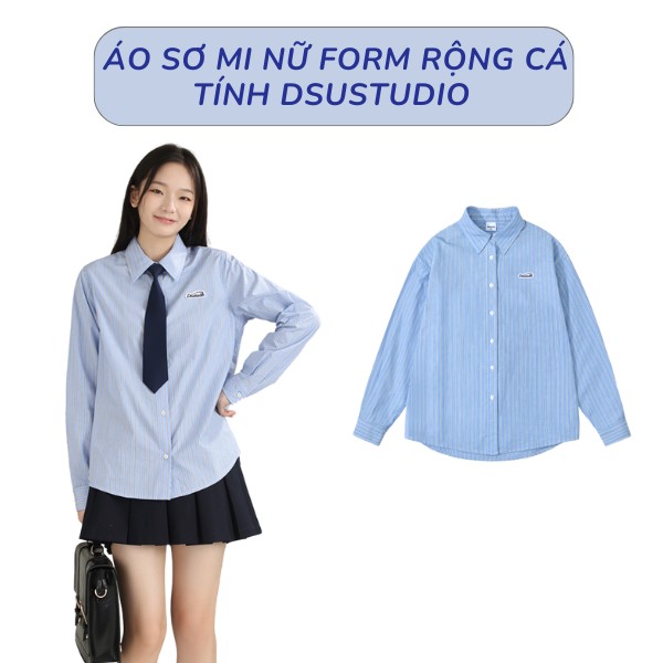 Áo Sơ Mi Nữ Form Rộng Cá Tính SM5890